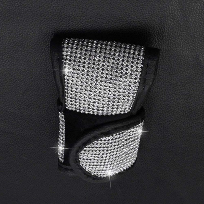 EGBANG Bling Bling Auto Shift Gear Cover  Luster Crystal Car Knob Gear Stick Protector Diamond Car Decor Accessories for Women 5.11 * 3.54 inch - Image 2